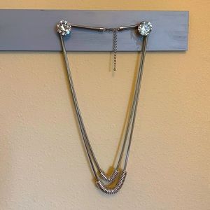 Premier Designs Nice Threads 18” silver necklace